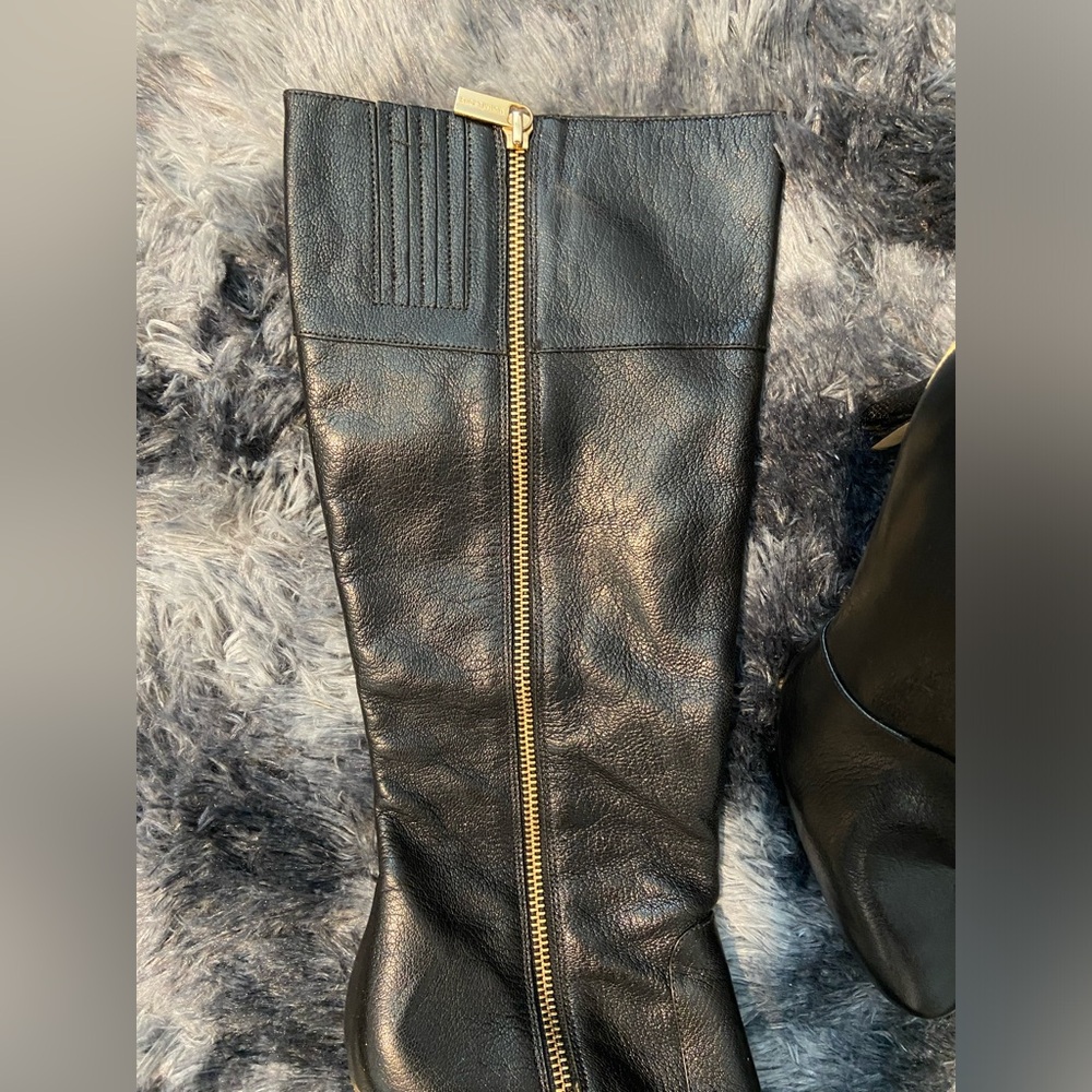 Michael Kors Gold Rivet Boots. - Picture 4 of 8